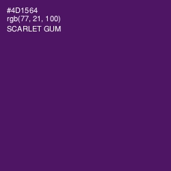 #4D1564 - Scarlet Gum Color Image